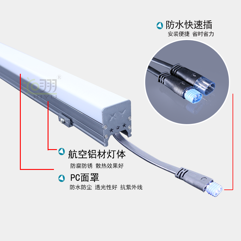 私模系列·帶罩線條燈3241