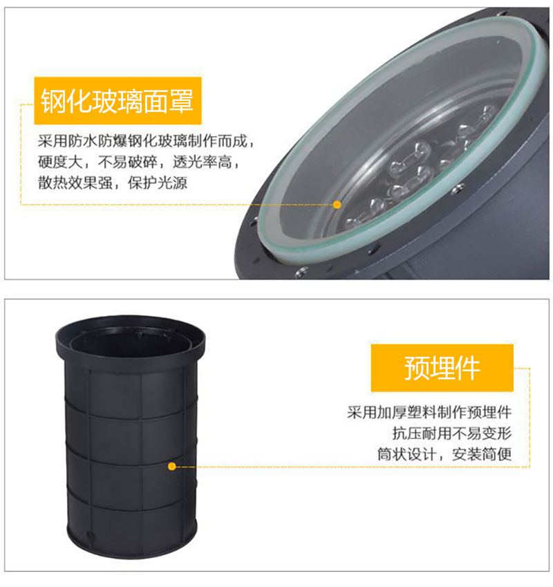 LED可調節地埋燈