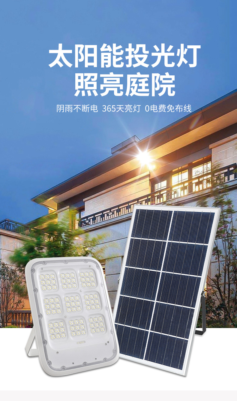 太陽能投光燈